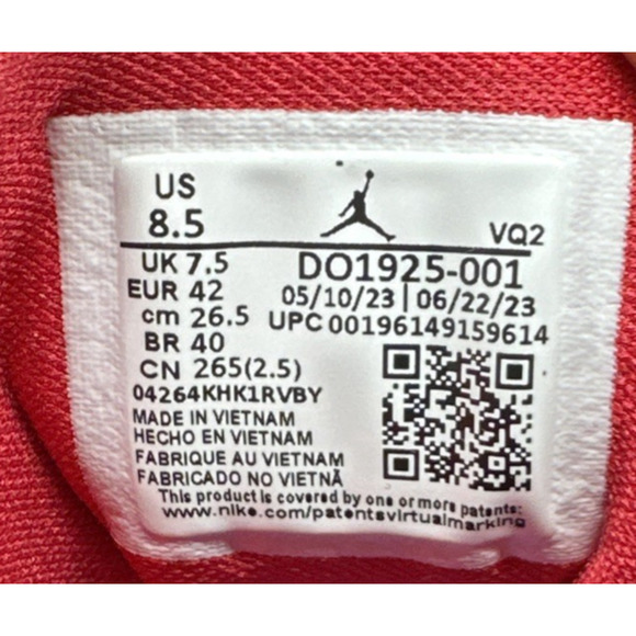 Nike Jumpman Two Trey Men's Size 8.5 Black/True Blue Sneakers – New in Box - Picture 11 of 11